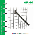 Pegboard waterfall hook hold for 6 tennis racquets